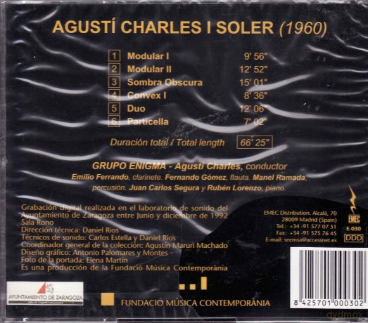 Charles: Spanish Composers of Today [CD]