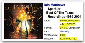 Ian Matthews: Sparkler [2CD]