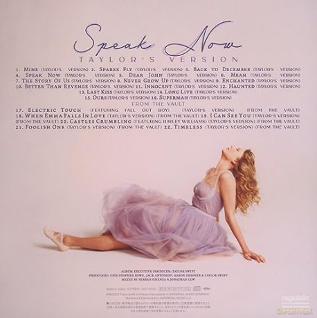 Taylor Swift: Speak Now (Taylor's Version) [2CD]