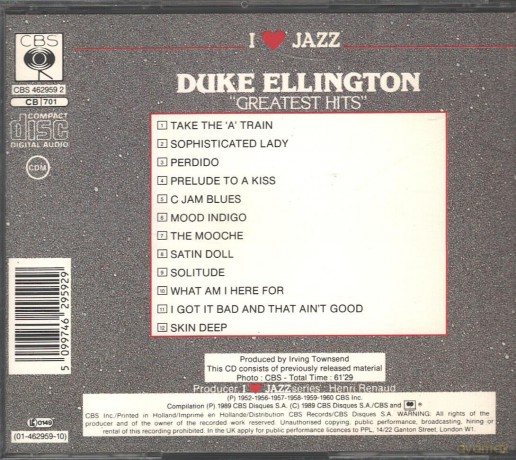 Duke Ellington: Spec. D.Ellington [CD]