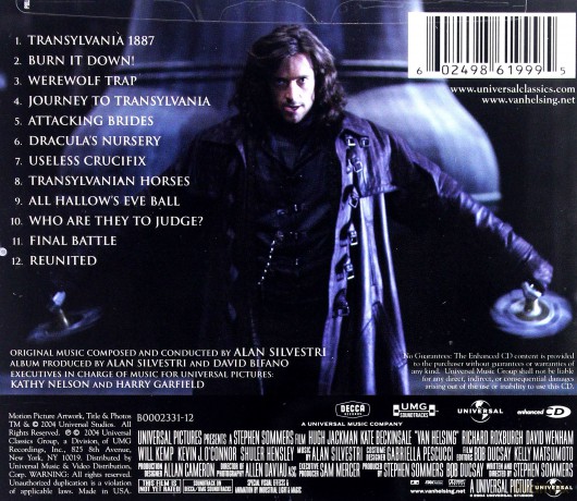 Van Helsing soundtrack [CD]