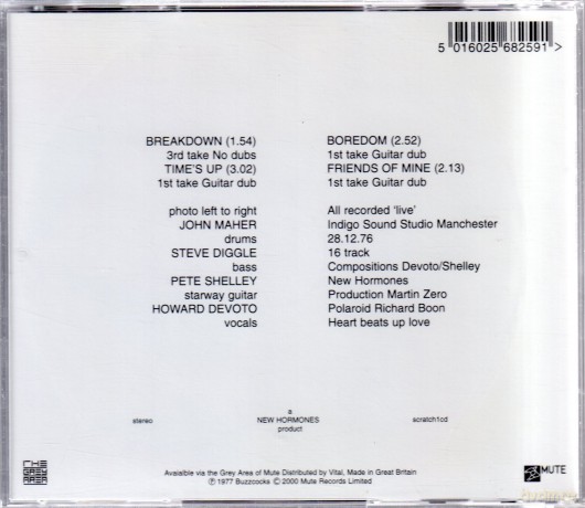 Buzzcocks: Spiral Scratch [CD]