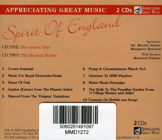 Spirit of England - Our Musical Heritage 2 Set [CD]