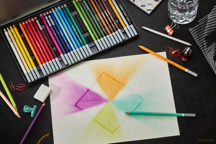 Stabilo: Stabilo Carbothello Metal Box Of 24 Colours - Chalk-Pastel Coloured Pencil [CD]