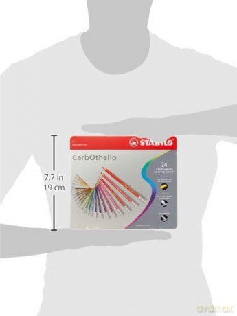 Stabilo: Stabilo Carbothello Metal Box Of 24 Colours - Chalk-Pastel Coloured Pencil [CD]