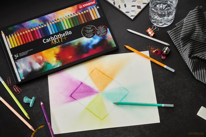 Stabilo: Stabilo Carbothello Metal Box Of 60 Colours - Chalk-Pastel Coloured Pencil [CD]
