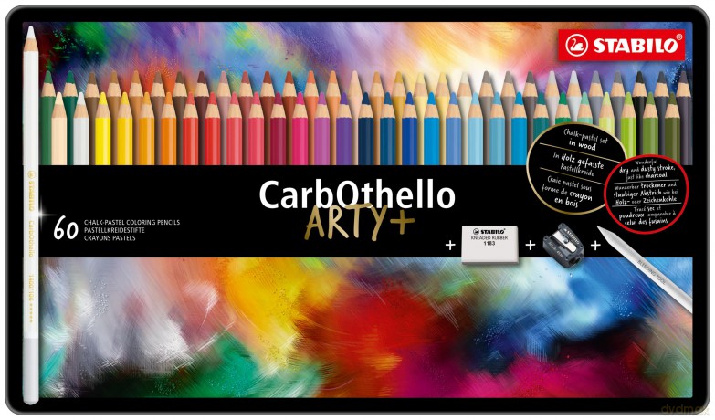 Stabilo: Stabilo Carbothello Metal Box Of 60 Colours - Chalk-Pastel Coloured Pencil [CD]