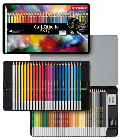 Stabilo: Stabilo Carbothello Metal Box Of 60 Colours - Chalk-Pastel Coloured Pencil [CD]