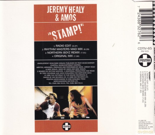 Jeremy Healy: Stamp! [CD]