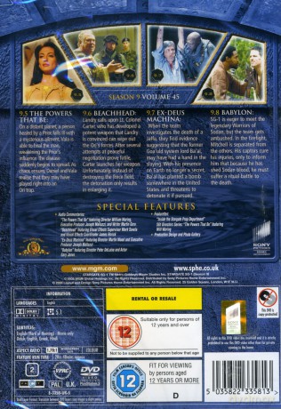 Stargate Sg-1: Stargate S.G. 1 - Series 9 - Vol.45 [CD]
