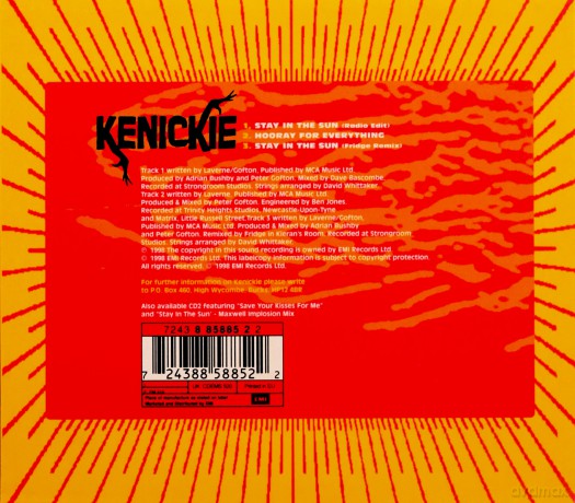 Kenickie: Stay In The Sun [CD]