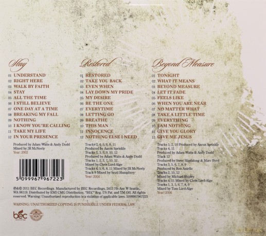 Jeremy Camp: Stay Restored Beyond.. [3CD]