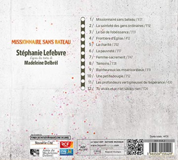 Stephanie Lefebvre - Missionnaire Sans Bateau [CD]