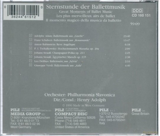 Sternstunde Der Ballettmusik: Sternstunde Der Ballettmusik [CD]