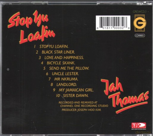 Jah Thomas: Stop Yu Loafin [CD]