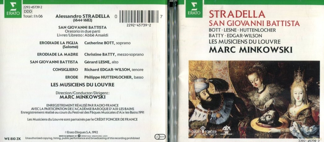 Les Musiciens Du Louvre: Stradella: San Giovanni Battista [CD]