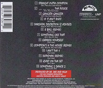 N.W.A.: Straight Outta Compton [CD]