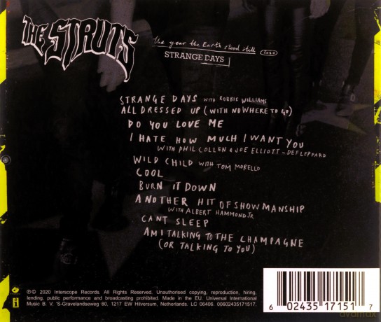 The Struts: Strange Days [CD]