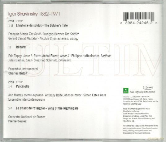 Charles Dutoit: Stravinsky: Orchestral Works [2CD]