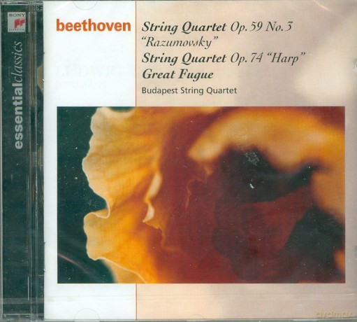 Ludwig Van Beethoven: String Quartets Op. 59, No. 3, Op. 74: [CD]