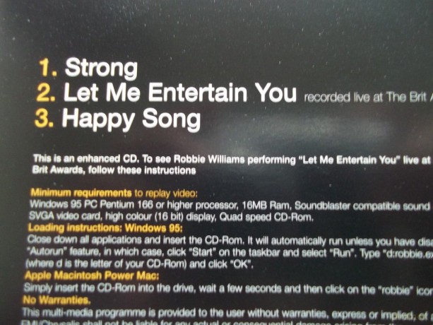Robbie Williams: Strong [CD]
