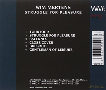 Wim Mertens: Struggle for Pleasure [CD]