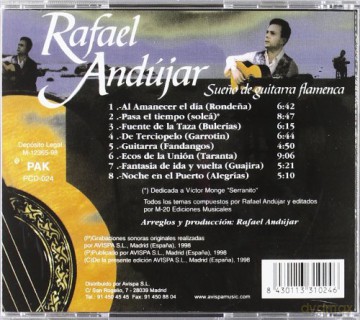 Rafael Andujar: Sueno De Guitarra Flamenca [CD]