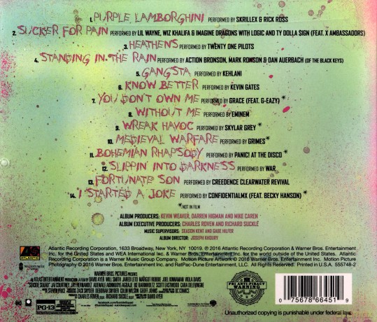 Suicide Squad: The Album [CD]