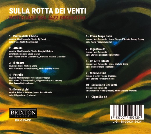 North East Ska Jazz Orchestra: Sulla Rotta Dei Venti [CD]