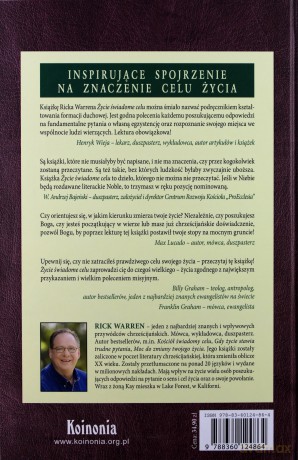 Życie świadome celu [KSIĄŻKA]