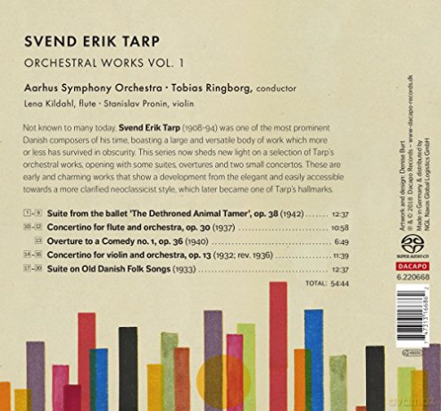 Svend Erik Tarp: Orchestral Works, Vol. 1 [CD]