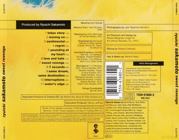 Ryuichi Sakamoto: Sweet Revenge [CD]