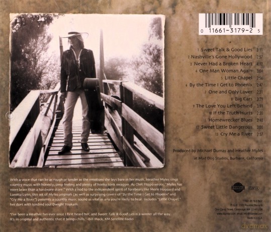 Heather Myles: Sweet Talk Of Good Lies [CD]