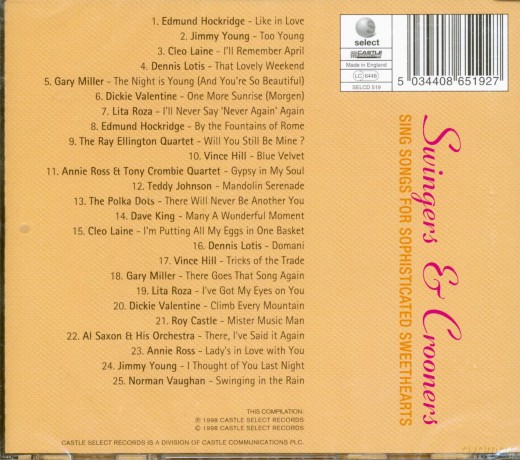 Swingers And Crooners [CD]
