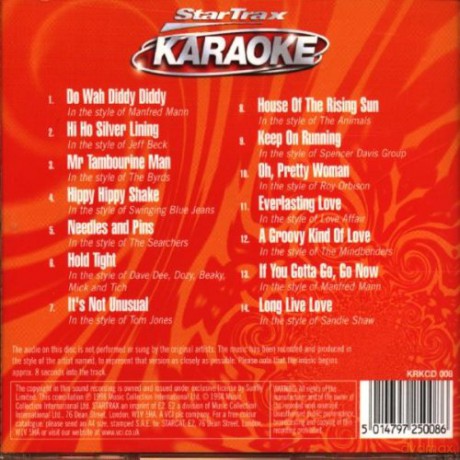 Karaoke: Swingin' Sixties: Karaoke [CD]