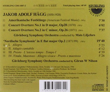 J.A. Hagg: Symphony [CD]