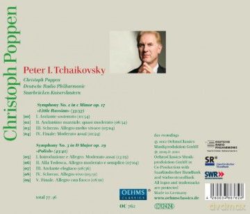 Pyotr Tchaikovsky: Symphony no.2, Symphony no.3 [CD]