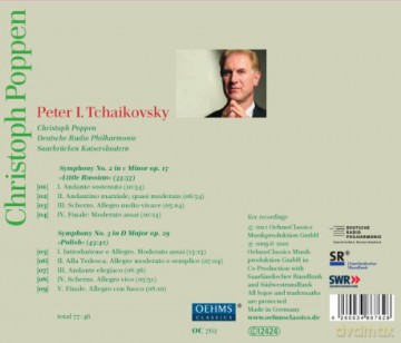 Pyotr Tchaikovsky: Symphony no.2, Symphony no.3 [CD]