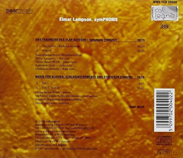 E. Lampson: Symphony-Dream Song of Olaf Asterso [CD]