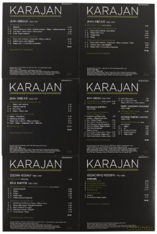 Karajan/Philharmonia Orchestra: The Herbert Von Karajan Collection. Orchestral Spectaculars Form Handel To Bartok [13CD]