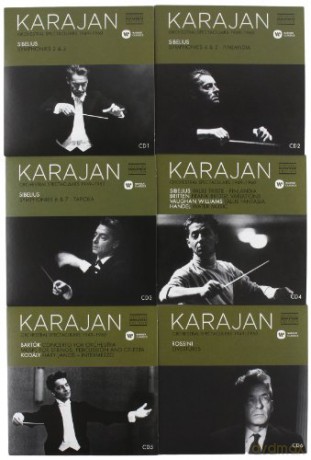 Karajan/Philharmonia Orchestra: The Herbert Von Karajan Collection. Orchestral Spectaculars Form Handel To Bartok [13CD]