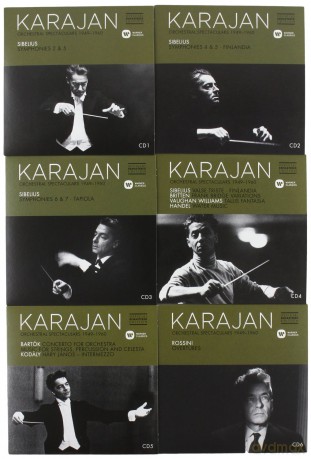 Karajan/Philharmonia Orchestra: The Herbert Von Karajan Collection. Orchestral Spectaculars Form Handel To Bartok [13CD]