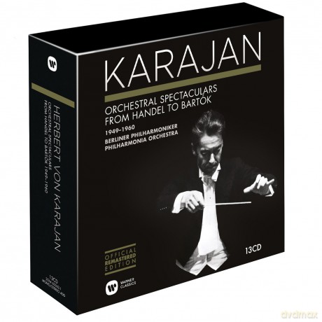 Karajan/Philharmonia Orchestra: The Herbert Von Karajan Collection. Orchestral Spectaculars Form Handel To Bartok [13CD]