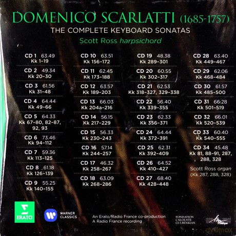 Scott Ross: Scarlatti: The Complete Sonatas [34CD]