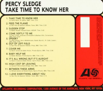Percy Sledge: Take Time to Know Her [CD]
