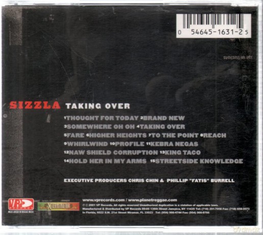 Sizzla: Taking Over [CD]