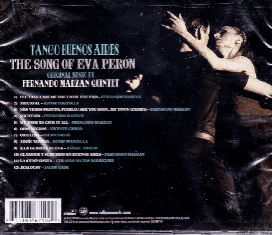 Fernando Marzan: Tango Buenos Aires: The Song of Eva Peron [CD]