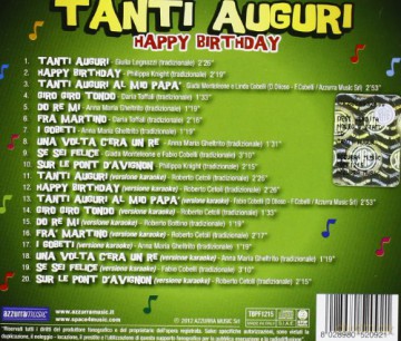 Vari-Tanti Auguri: Tanti Auguri [CD]