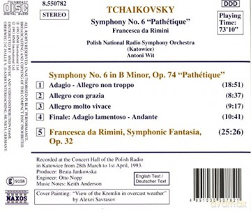 Antoni Wit: Tchaikovsky [CD]