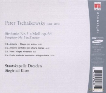 Tchaikovsky - Symphony No 5 in E Minor [CD]